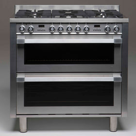 Double Freestanding Oven Stainless